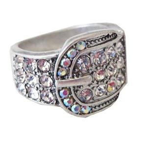 Premier Designs Buckle Up ring - Size 7